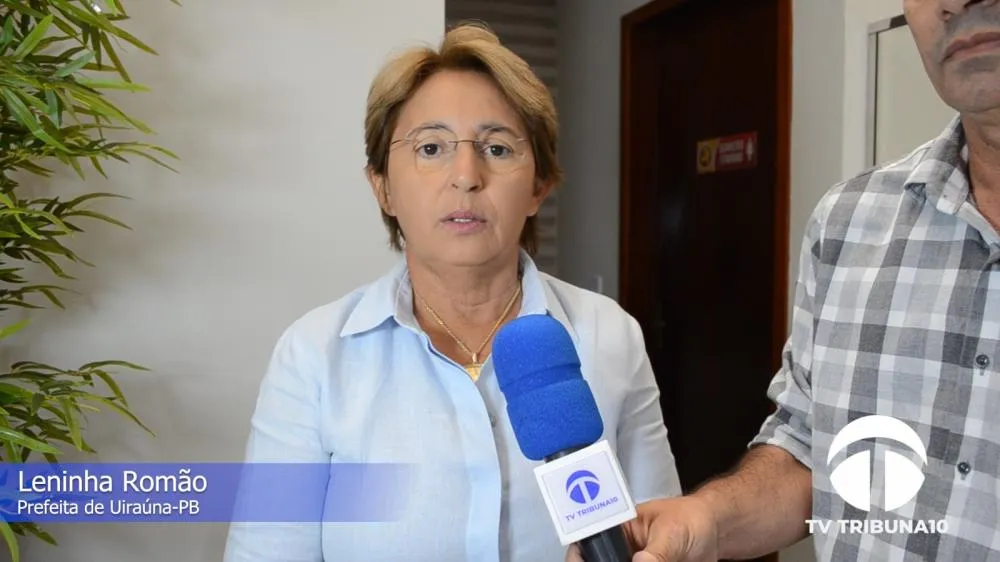 Prefeita do município de Uiraúna-PB, Leninha Romão|Foto: Tribuna10