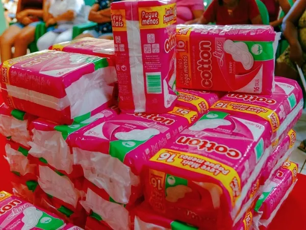 Secretaria das Mulheres realiza distribuição de absorventes em Divinópolis e comunidades rurais|Foto: Divulgação