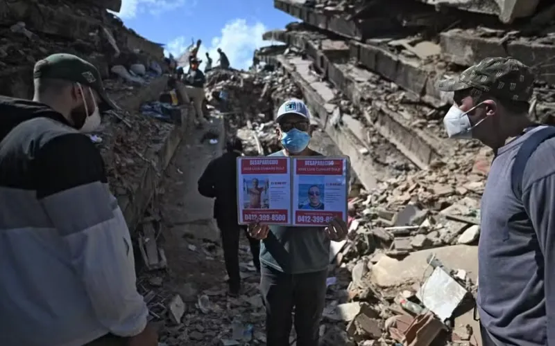 Número de mortos em terremotos na Venezuela sobe para 3.342|Foto: JUAN BARRETO/AFP