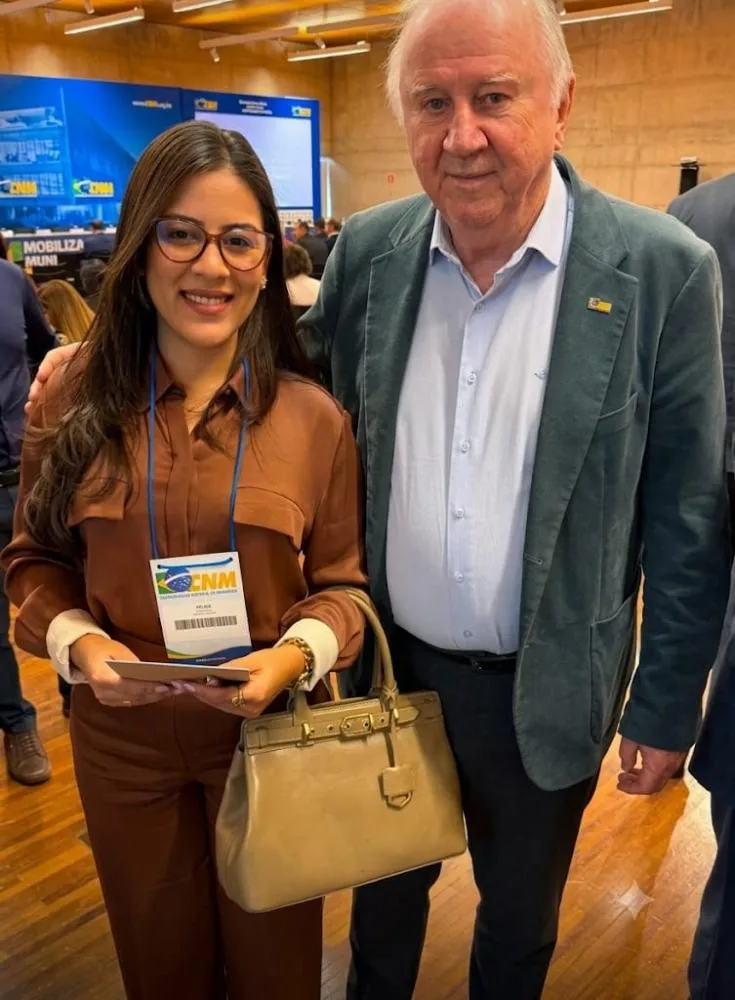 Prefeita Milena Nogueira participa de ato na CNM em defesa de Monte Horebe-PB|Foto: Divulgação