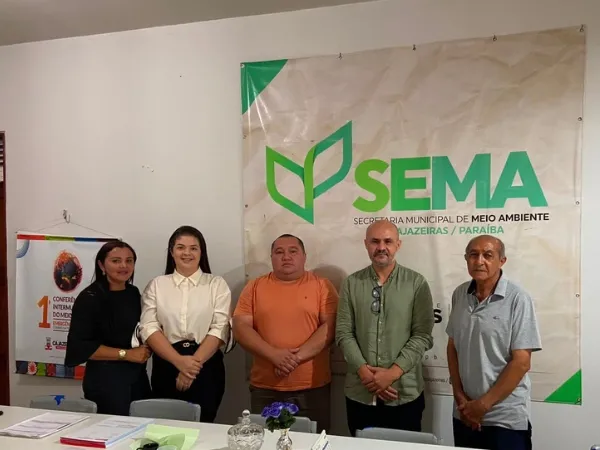 Prefeitura de Cajazeiras-PB se torna referência em gestão ambiental e recebe visita de secretária de Piancó|Foto: Assessoria