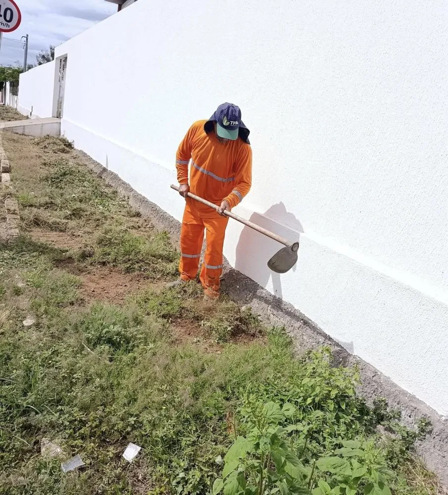 Prefeitura de Cachoeira dos Índios-PB fortalece serviços de limpeza urbana|Foto: Assessoria