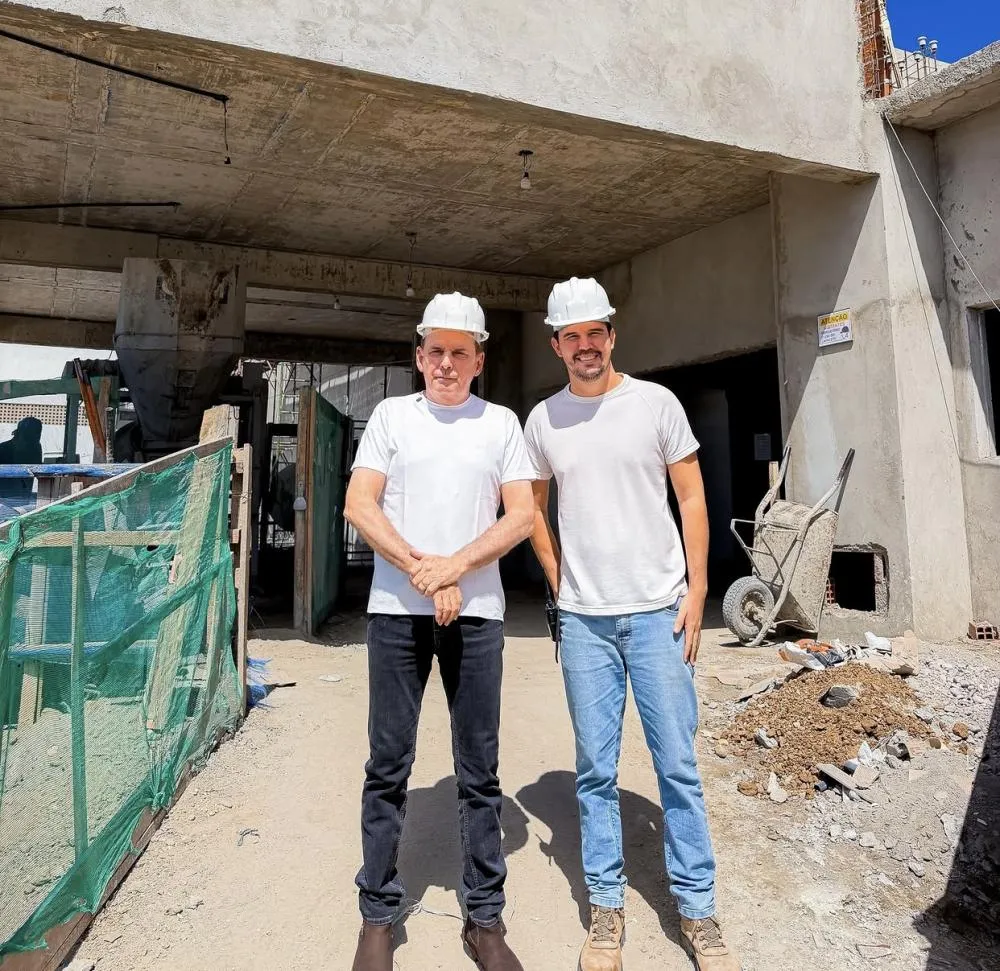 Deputado estadual Chico Mendes ressalta avanço das obras da nova maternidade do Hospital Regional de Cajazeiras-PB|Foto: Divulgação