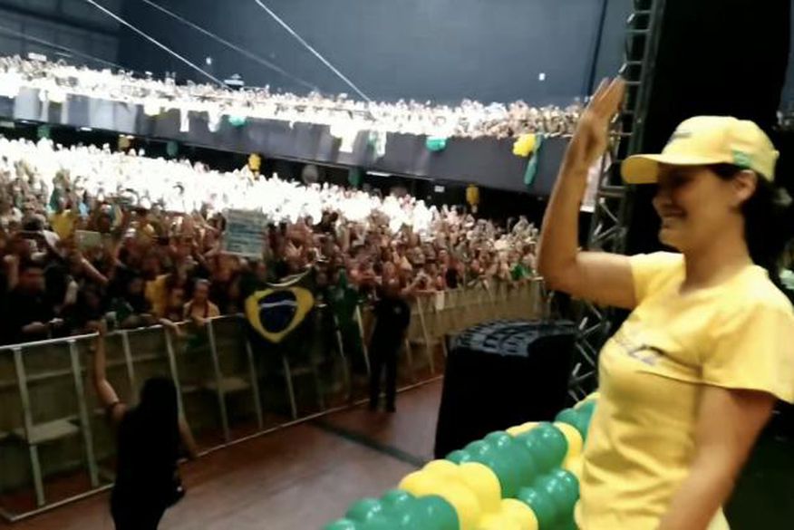 Esposa do presidente, Bolsonaro