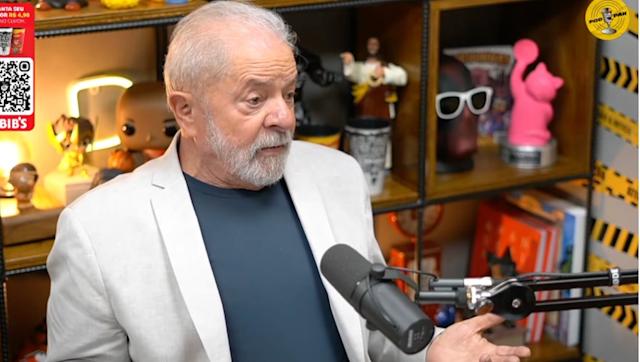 Lula durante live em São Paulo (Foto> Divulgação) 