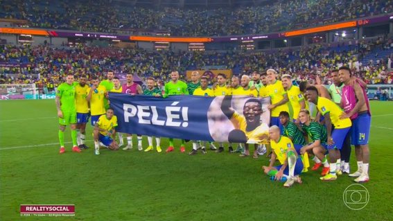 A homenagem dos jogadores foi após a vitória contra a Coreia por 4x1 nesta segunda-feira (5).