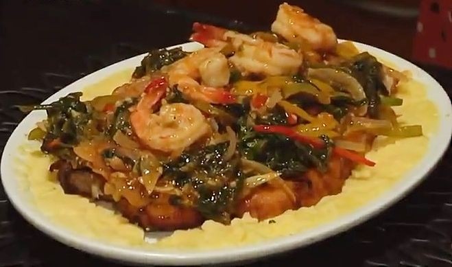 peixe surubim com camarão e jambu