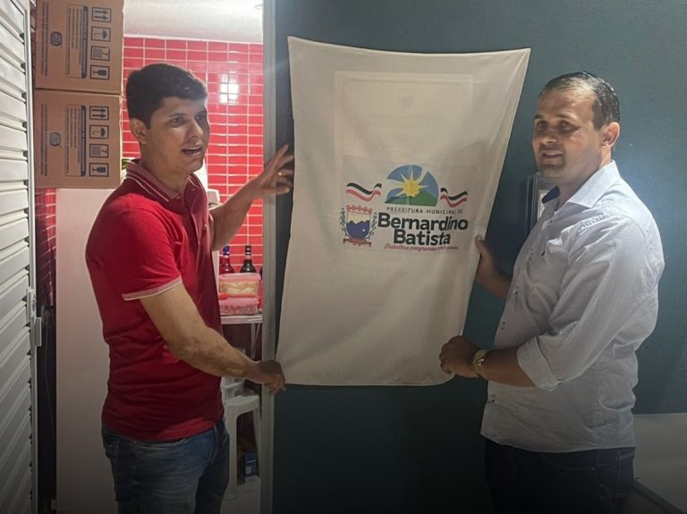 Prefeito de Bernardino Batista entrega mais obras na zona rural 