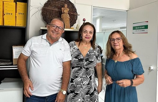 Prefeito Ceninha Lucena visita Cooperar e DER em busca de novas conquistas para Bonito de Santa Fé