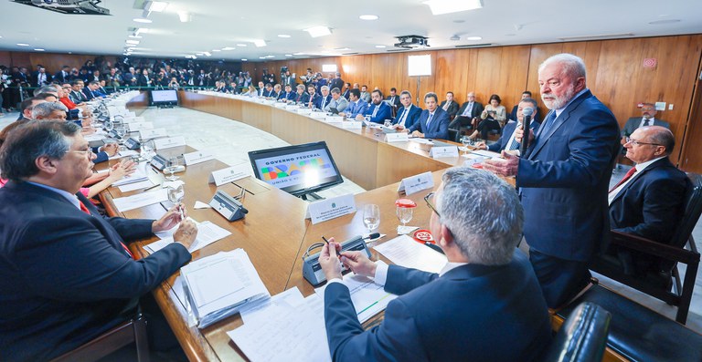  A porta desse Palácio estará aberta a todo governador e governador, disse Lula 