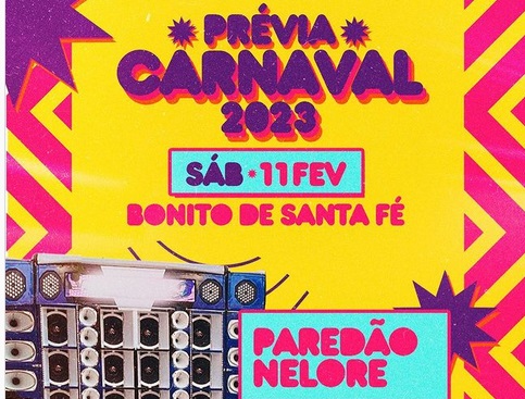 Prefeitura de Bonito de Santa Fé anuncia prévia carnavalesca 
