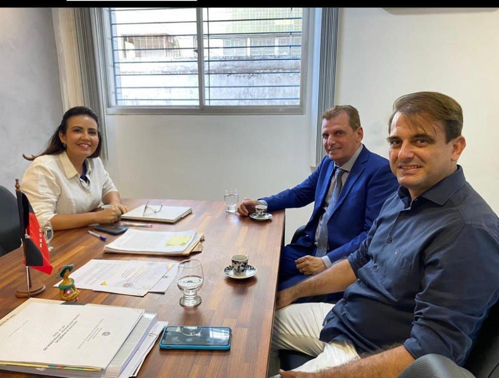 Bal Lins, Polyanna Dutra e o deputado Chico Mendes 