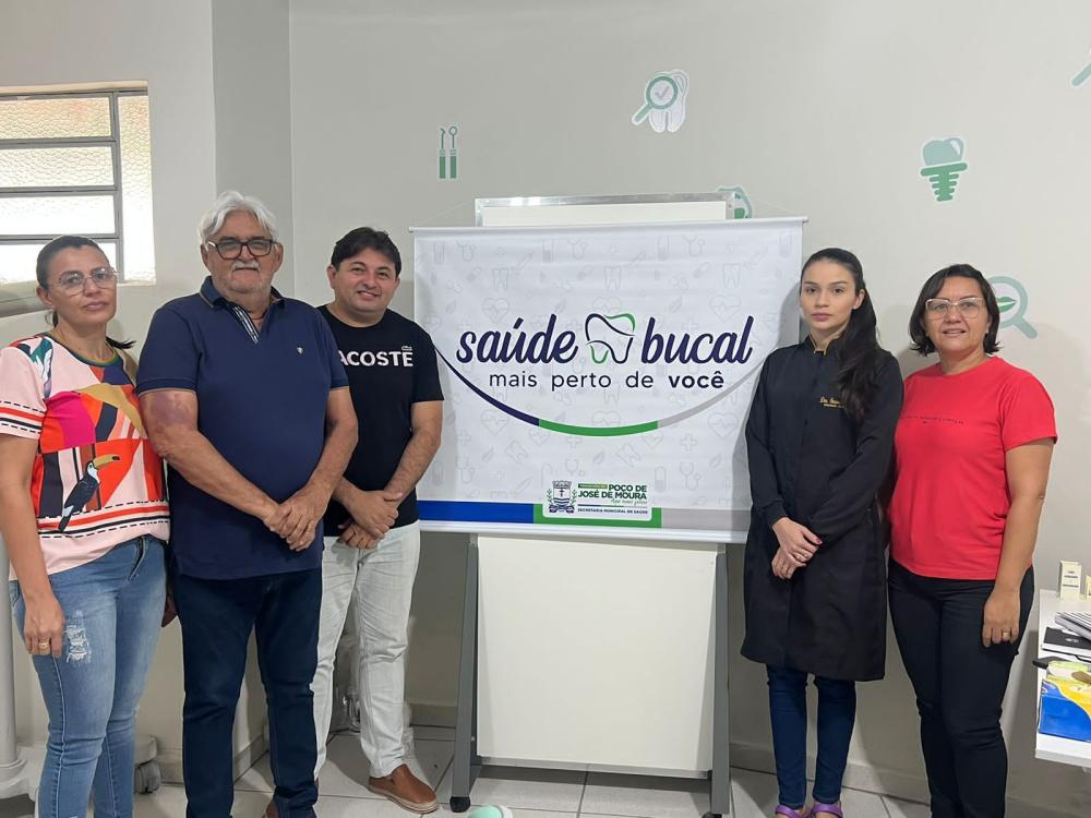  Prefeitura de Poço de José de Moura lança programa de saúde bucal 