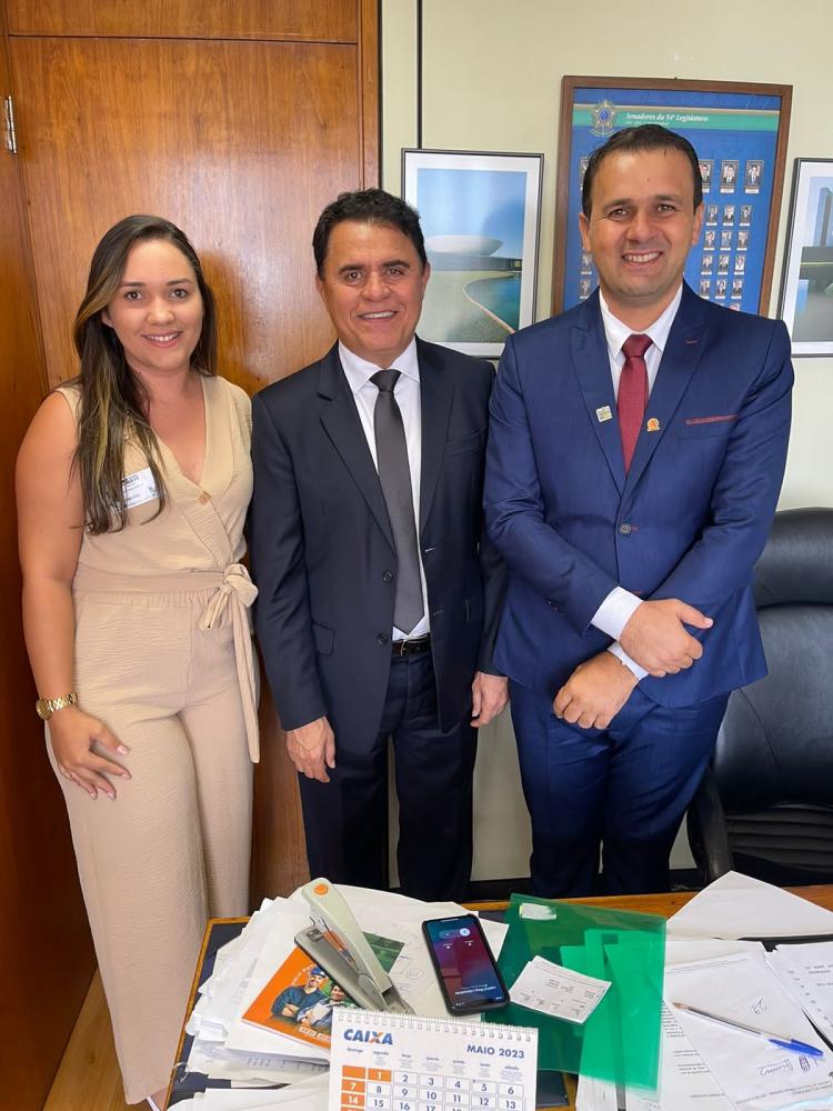 Prefeito de Bernardino Batista Aldo Andrade cumpre agenda em mais um dia produtivo em Brasília 