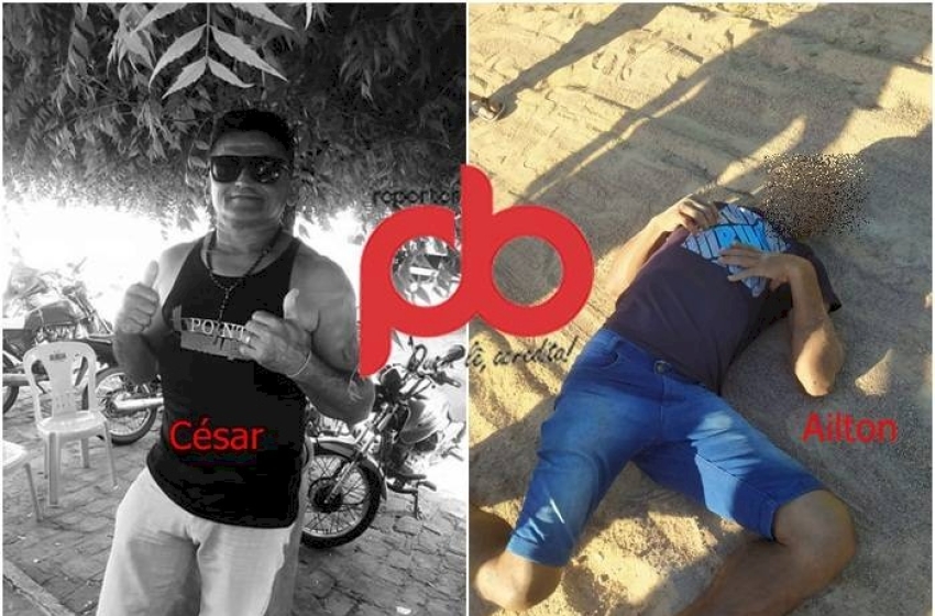 Homens foram feridos a balas 