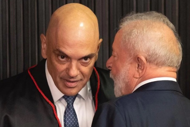 Lula e Alexandre de Moraes almoçaram juntos