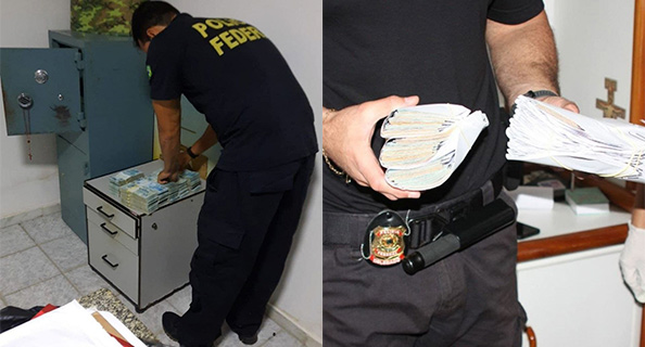 PF acha cofre superlotado de dinheiro em operação contra aliados de Lira