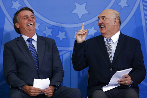 Bolsonaro e Milton Ribeiro (foto divulgação) 