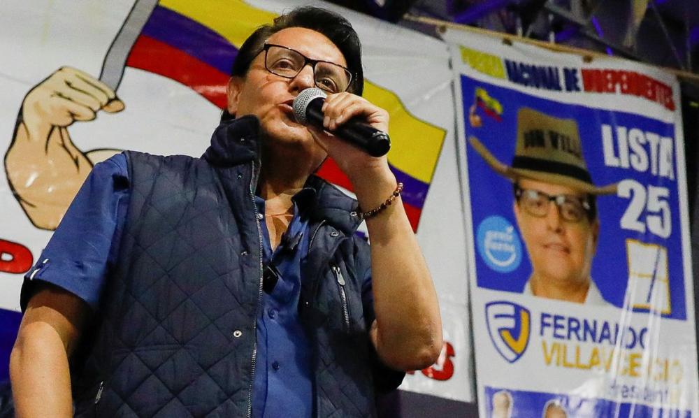 O candidato à Presidência do Equador Fernando Villavicencio, do Movimento Construir, foi assassinado nesta quarta-feira