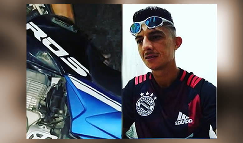  Leosman Ferreira,de 24 anos,  natural de São José de Piranhas  morreu após bater em um “cavalo”, 