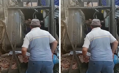  O veículo com 50 ocupantes havia deixado João Pessoa e seguia pela BR-230 com destino a cidade cearense.
