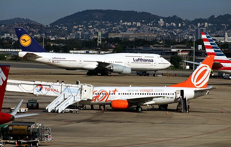 Avião da Gol do aeroporto de Galeão RJ 