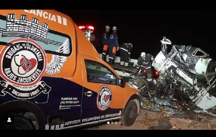 Segundo informações da Brigada Anjos Jacuipenses, o ônibus estava fazendo o trajeto de Guarajuba para Jacobina