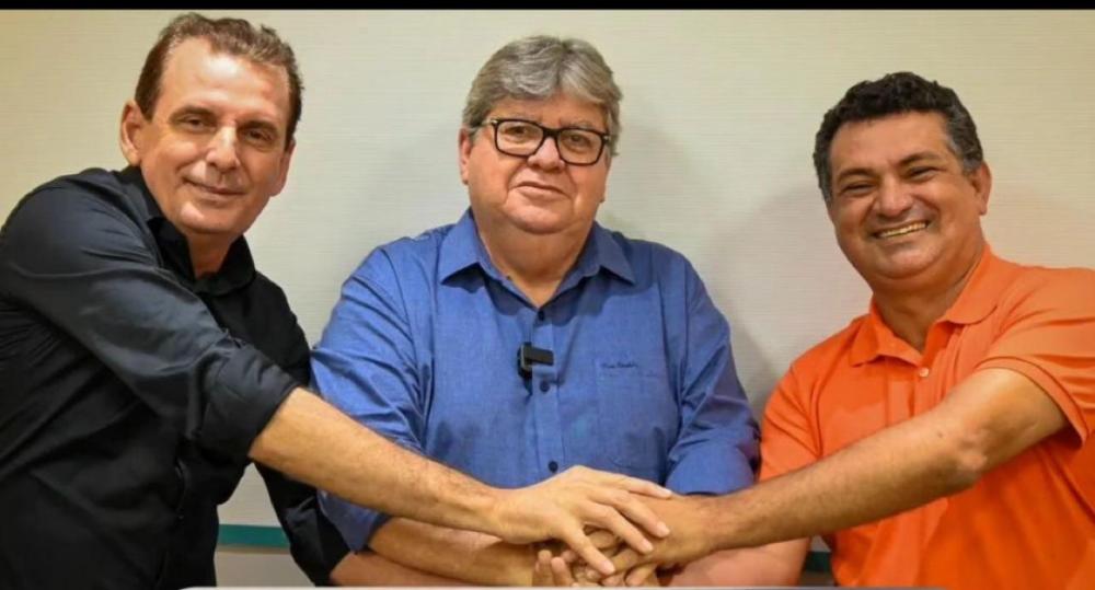 Chico Mendes, João Azevedo e Luiz Claudinoi (Foto: Aassesssoria) 