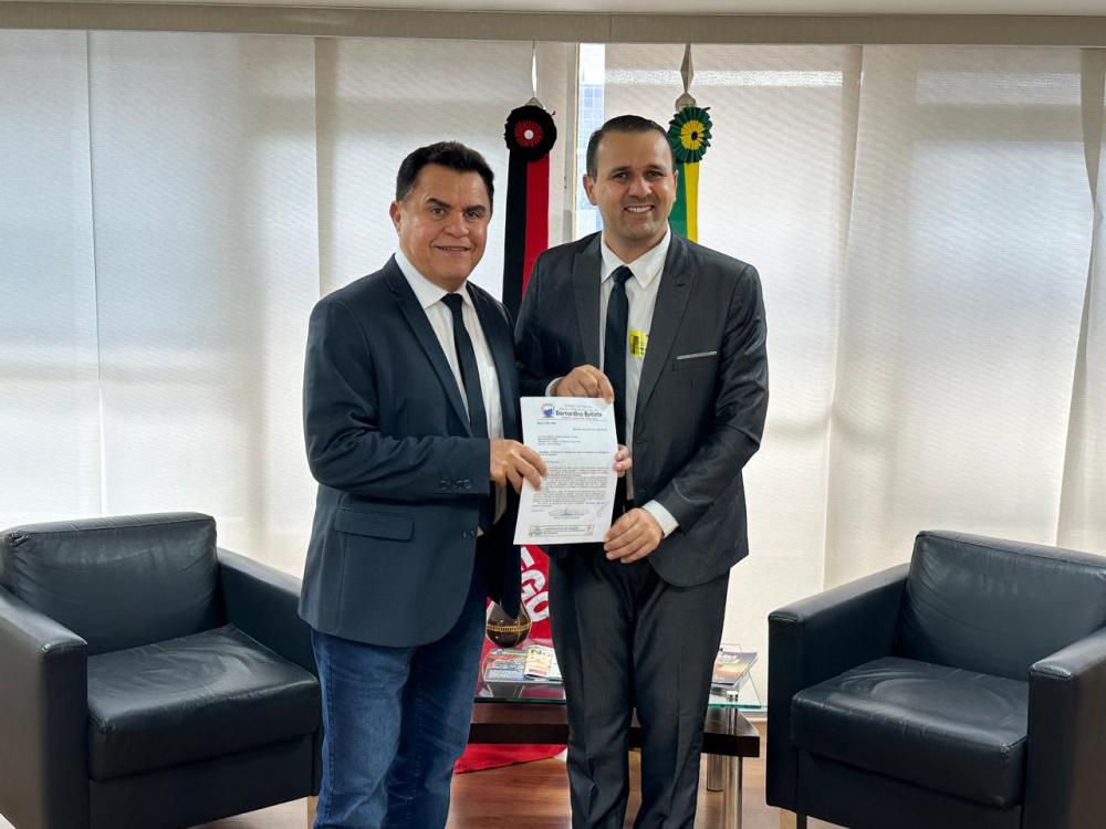 Em Brasília, Aldo Andrade encaminha pacotão de pleitos para Bernardino Batista 