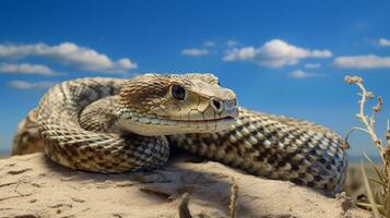 Cobra Cascavel pica agricultor em Ibiara 