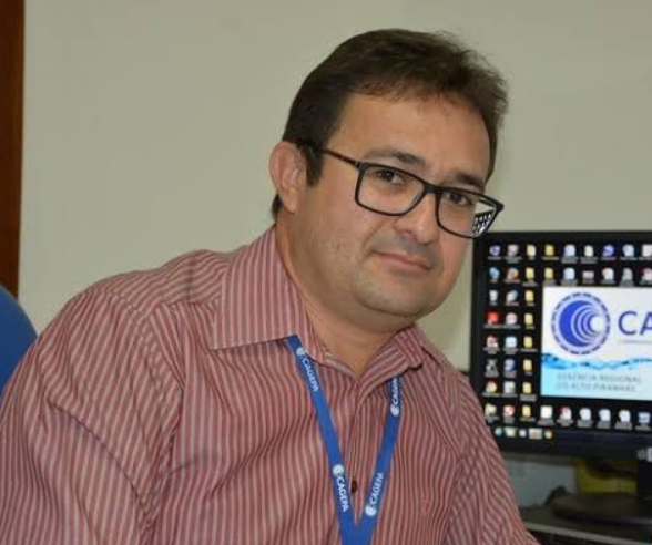 Gerente regional da Cagepa no Alto Piranhas, Cleudismar Alexandre (Neném da Cagepa).
