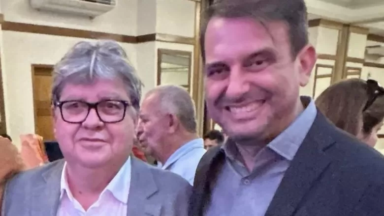 Governador João Azevêdo ao lado do Prefeito Bal Lins.
