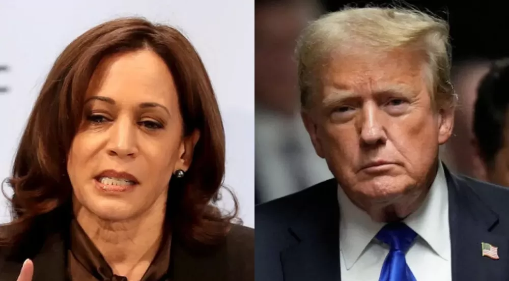 Campanha de Trump ataca idade de Biden e mira na vice Kamala Harris