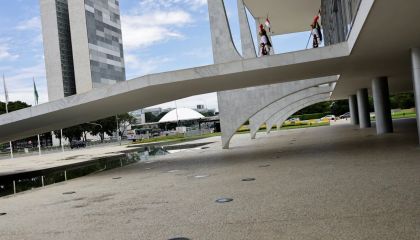 Vista geral do Congresso Nacional e Palácio do Planalto (26/12/2023REUTERS/Ueslei Marcelino)