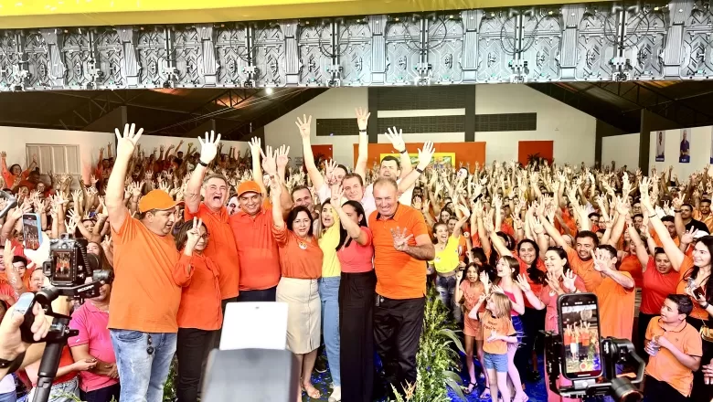 Multidão abraça Espedito Filho e lota convenção do PSB e Republicanos em Triunfo