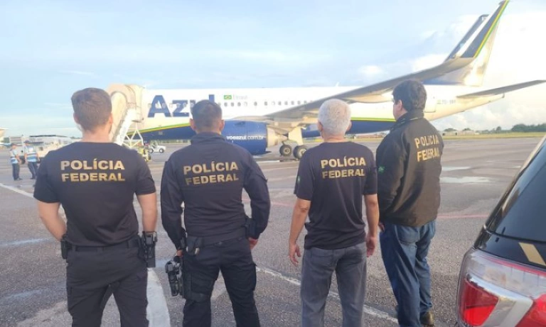 Apreensão de drogas no Aeroporto Presidente Castro Pinto/PB (Foto: Reprodução)