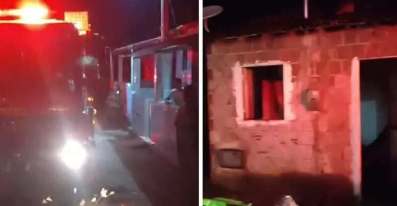 Criança de dois anos morre em incêndio após ser deixada sozinha em casa no brejo da Paraíba (Foto: Divulgação)