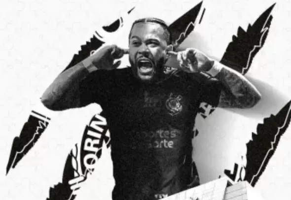 Memphis Depay foi anunciado pelo Corinthians (Foto: Reprodução/Corinthians)