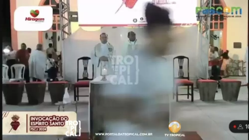 Homicídio no interior do Rio Grande do Norte provoca correria em igreja (Foto: Reprodução)