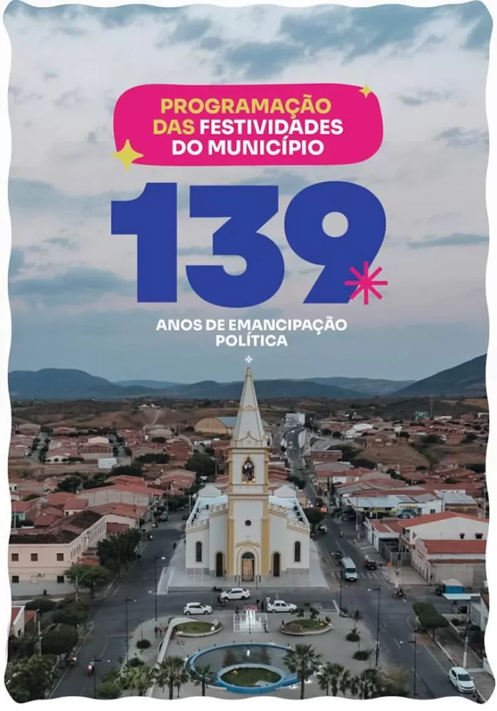 São José de Piranhas celebra aniversário de 139 anos (Foto: Divulgação)