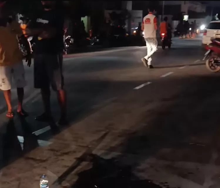 Vítima foi baleada nesse local 