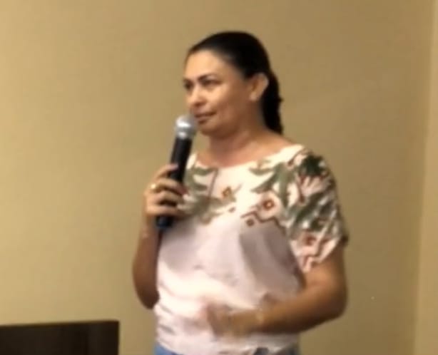 Vereadora, Vanda, autora do requerimento 