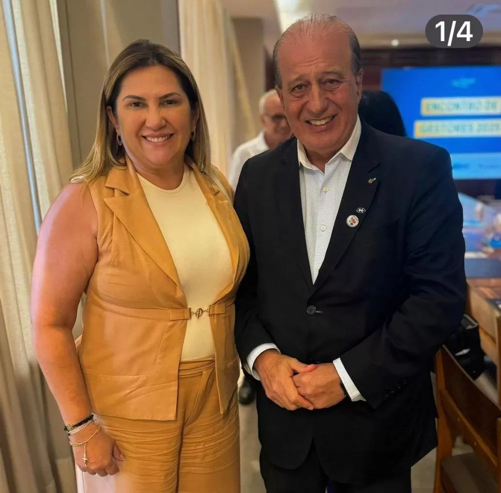 Corrinha Delfino prestigia Encontro de Gestores 2025 em João Pessoa ao lado do ministro do TCU, Augusto Nardes