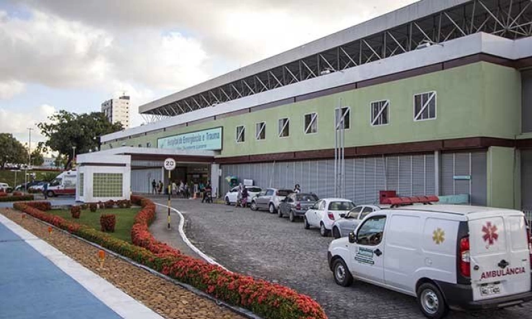 Hospital Estadual de Emergência e Trauma Senador Humberto Lucena, em João Pessoa (Foto: Reprodução)