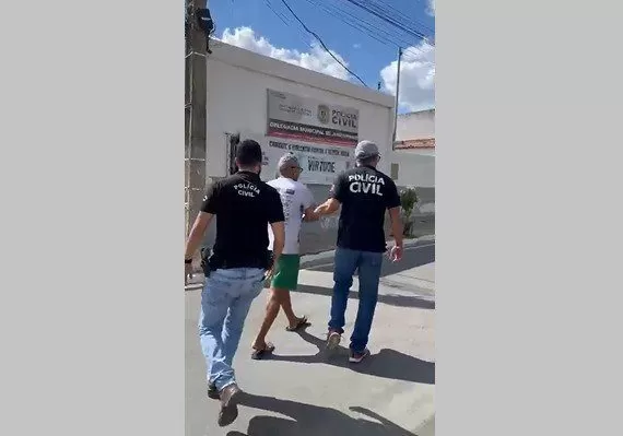  Homem foi levado para Campina Grande (Foto: Divulgação/Polícia Civil)