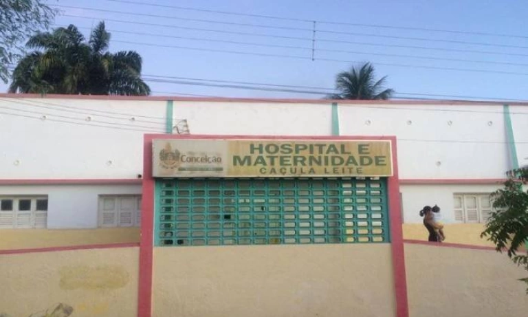 Hospital Caçula Leite, em Conceição (Foto: Reprodução)