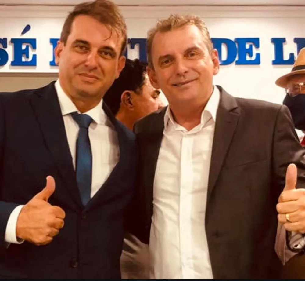 Prefeito Bal Lins e deputado Chico Mendes (Foto: Divulgação)