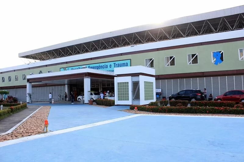 Hospital de Trauma de João Pessoa, para onde a criança foi levada (Foto: Divulgação)