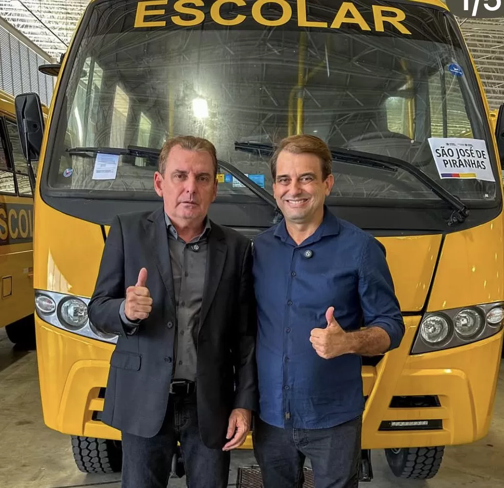 Deputado Chico Mendes ao lado do prefeito, Bal Lins (Foto: Instagram)