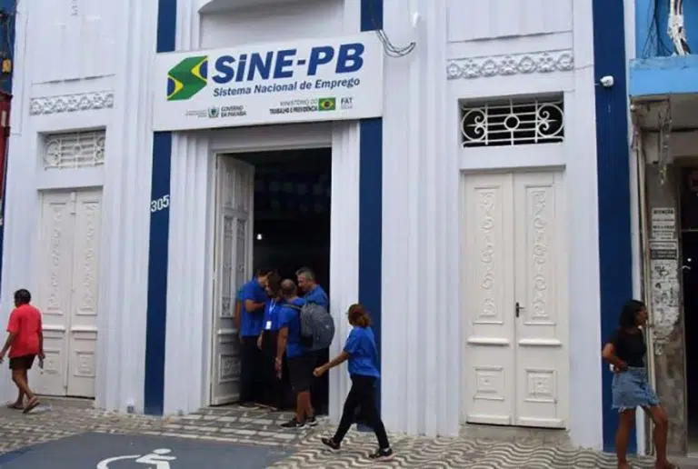 Sine-PB oferta mais de 1.200 vagas de emprego em 12 municípios paraibanos